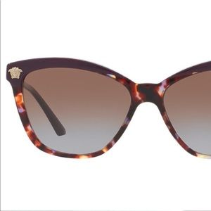 Versace 4313 Purple Tortoise Gradient Sunglasses